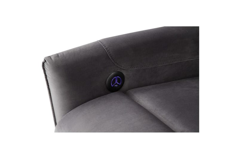 Fåtölj Pineto Antracit, Sammet/Metall/Trä - Antracit, Sammet/Metall/Trä - Möbler - Stolar & fåtöljer - Fåtölj - Biofåtölj & reclinerfåtölj