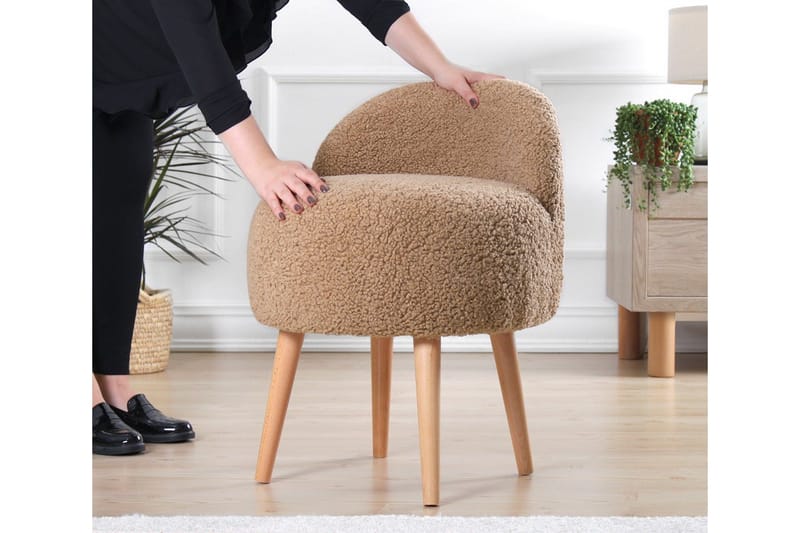 Brookings Fåtölj 48 cm - Brun - Möbler - Stolar & fåtöljer - Fåtölj - Fåtölj utan armstöd