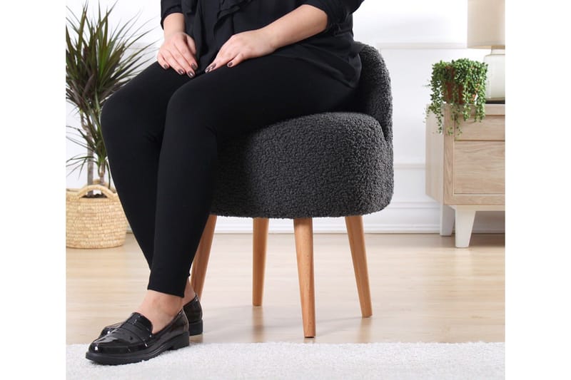 Brookings Fåtölj 48 cm - Mörkgrå - Möbler - Stolar & fåtöljer - Fåtölj - Fåtölj utan armstöd