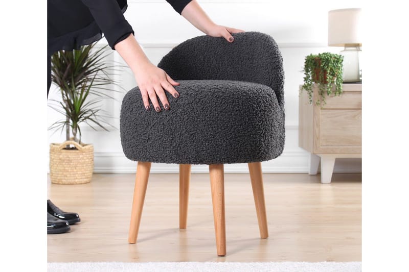 Brookings Fåtölj 48 cm - Mörkgrå - Möbler - Stolar & fåtöljer - Fåtölj - Fåtölj utan armstöd