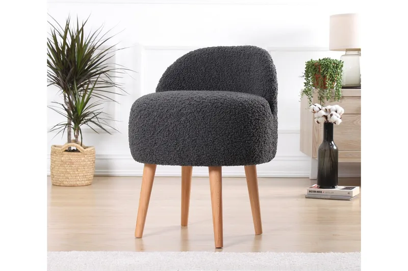 Brookings Fåtölj 48 cm - Mörkgrå - Möbler - Stolar & fåtöljer - Fåtölj - Fåtölj utan armstöd