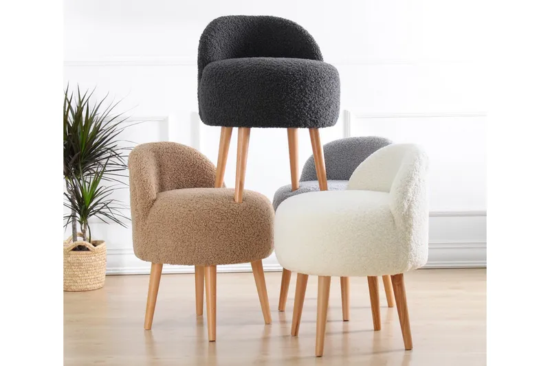 Brookings Fåtölj 48 cm - Vit - Möbler - Stolar & fåtöljer - Fåtölj - Fåtölj utan armstöd