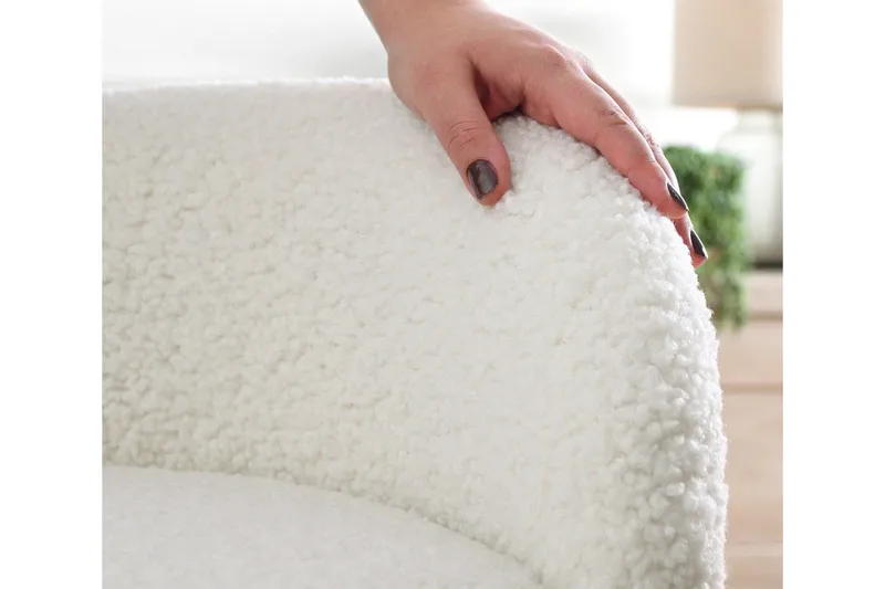 Brookings Fåtölj 48 cm - Vit - Möbler - Stolar & fåtöljer - Fåtölj - Fåtölj utan armstöd