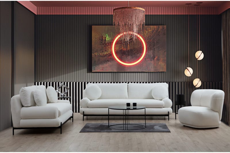 Cassius Fåtölj - Vit - Möbler - Stolar & fåtöljer - Fåtölj - Fåtölj utan armstöd