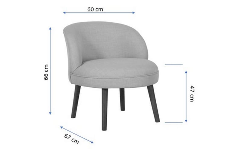 Ciraulo Fåtölj med Armstöd - Beige - Möbler - Stolar & fåtöljer - Fåtölj - Fåtölj utan armstöd