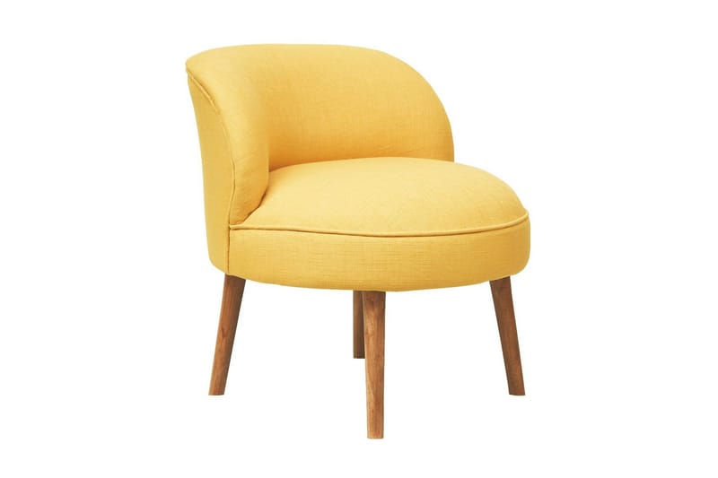 Ciraulo Fåtölj med Armstöd - Gul - Möbler - Stolar & fåtöljer - Fåtölj - Fåtölj utan armstöd