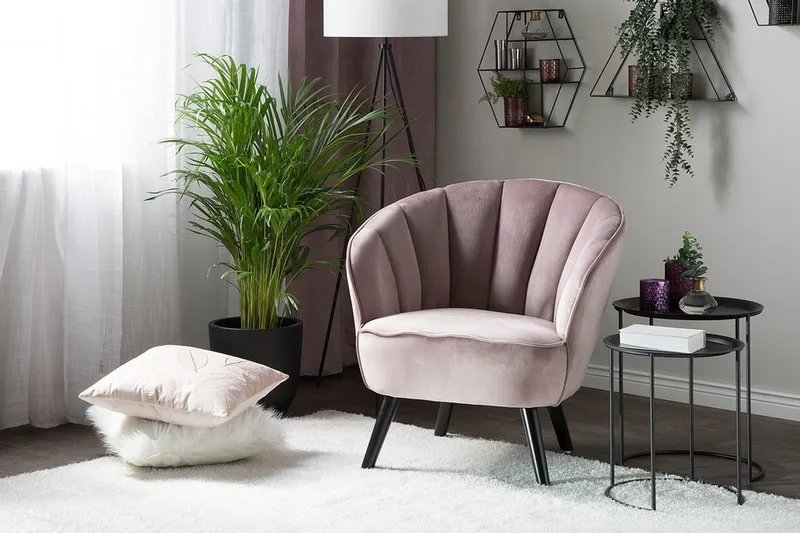 Dala Fåtölj - Rosa - Möbler - Stolar & fåtöljer - Fåtölj - Fåtölj utan armstöd