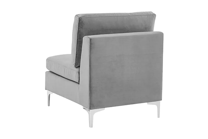 Evja 1-sits Modul - Sammet/Grå - Möbler - Stolar & fåtöljer - Fåtölj - Fåtölj utan armstöd