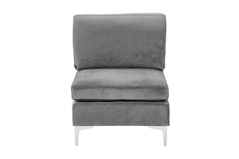 Evja 1-sits Modul - Sammet/Grå - Möbler - Stolar & fåtöljer - Fåtölj - Fåtölj utan armstöd