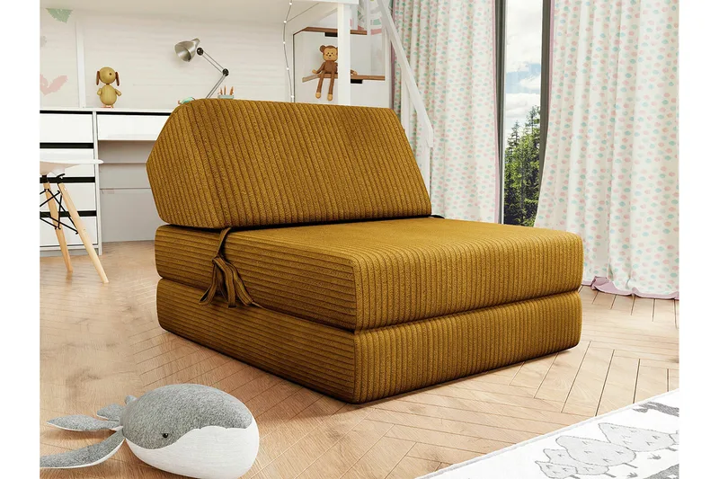 Kintore Fåtölj NO_BRAND Dark yellow - Möbler - Stolar & fåtöljer - Fåtölj - Bäddfåtölj