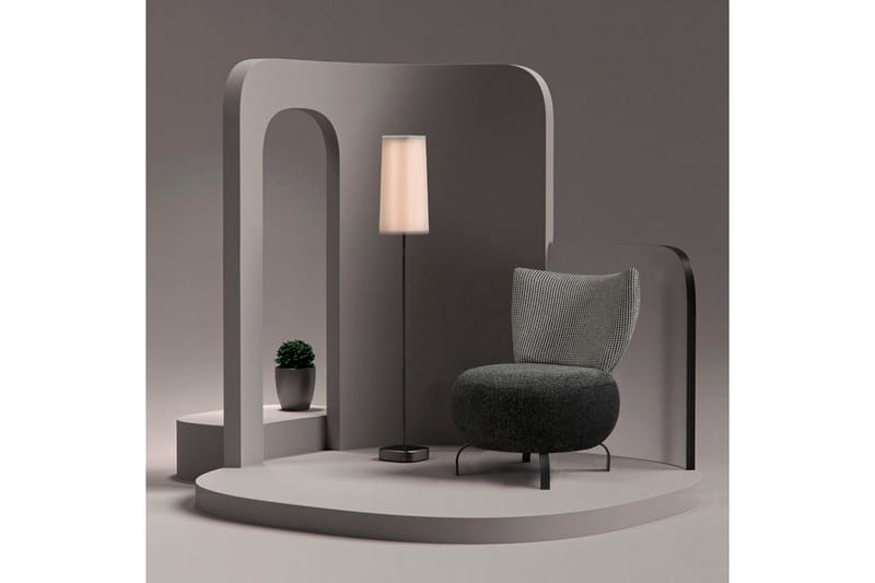 Lolya Fåtölj - Antracit/Natur - Möbler - Stolar & fåtöljer - Fåtölj - Fåtölj utan armstöd