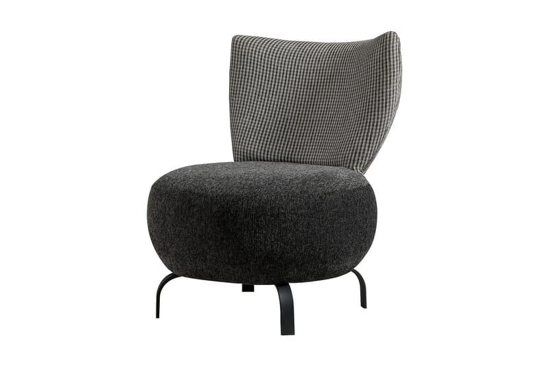 Lolya Fåtölj - Antracit/Natur - Möbler - Stolar & fåtöljer - Fåtölj - Fåtölj utan armstöd
