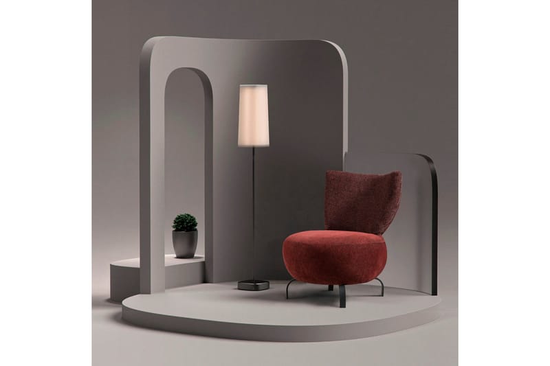 Lolya Fåtölj - Röd/Svart - Möbler - Stolar & fåtöljer - Fåtölj - Fåtölj utan armstöd