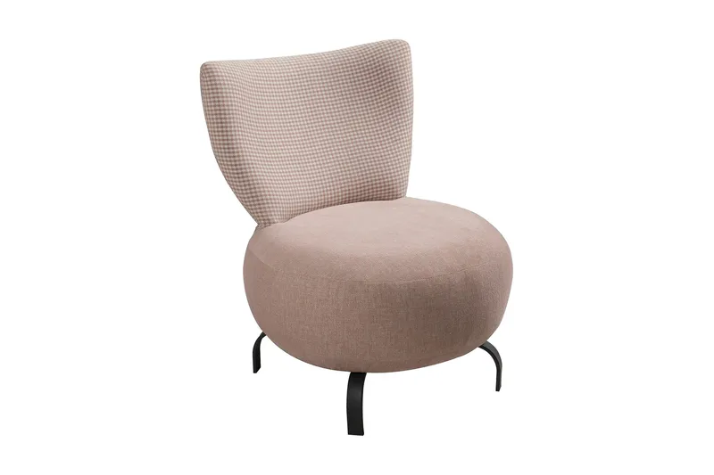 Lolya Fåtölj, Rosa/Svart