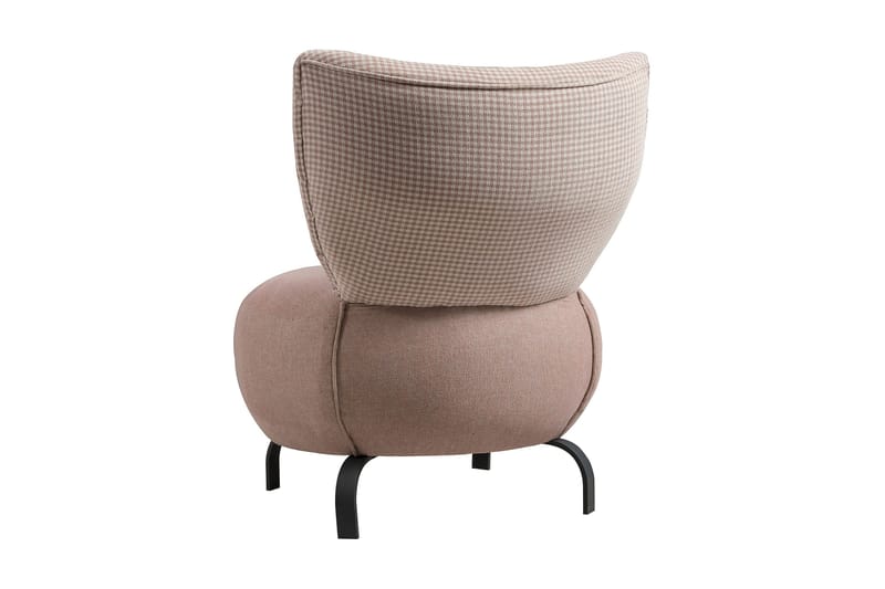 Lolya Fåtölj - Rosa/Svart - Möbler - Stolar & fåtöljer - Fåtölj - Fåtölj utan armstöd
