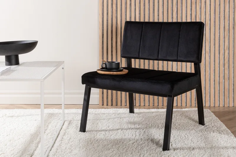 Monett Fåtölj - Svart - Möbler - Stolar & fåtöljer - Fåtölj - Fåtölj utan armstöd