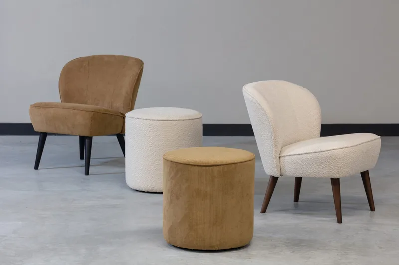 Serra Fåtölj - Krämvit|Boucle - Möbler - Stolar & fåtöljer - Fåtölj - Fåtölj utan armstöd