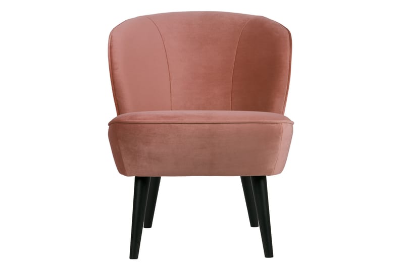 Serra Sammetsfåtölj - Rosa - Möbler - Stolar & fåtöljer - Fåtölj - Fåtölj utan armstöd