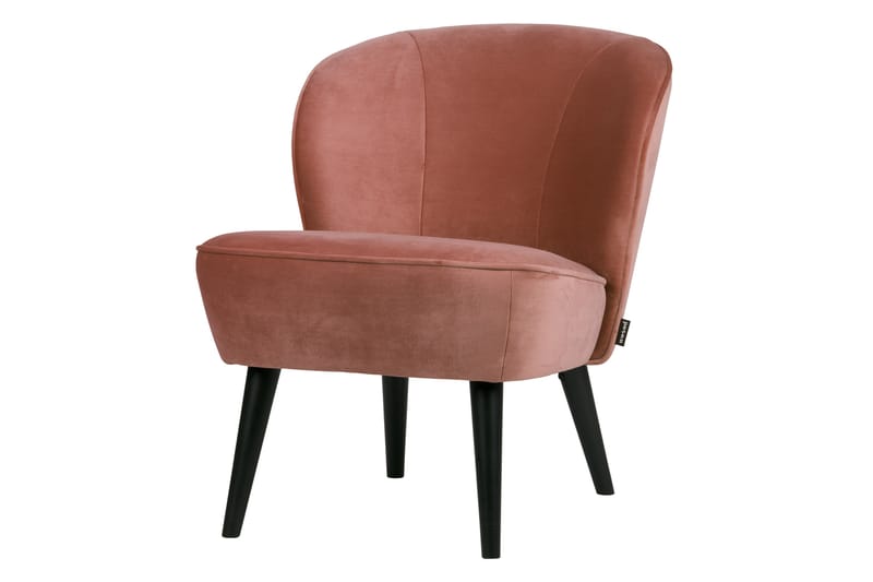 Serra Sammetsfåtölj - Rosa - Möbler - Stolar & fåtöljer - Fåtölj - Fåtölj utan armstöd
