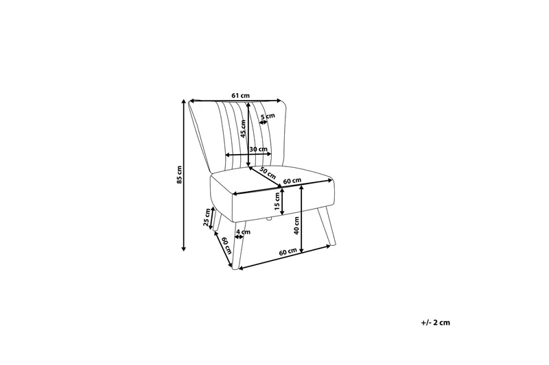 Vaasa Fåtölj - Rosa - Möbler - Stolar & fåtöljer - Fåtölj - Fåtölj utan armstöd