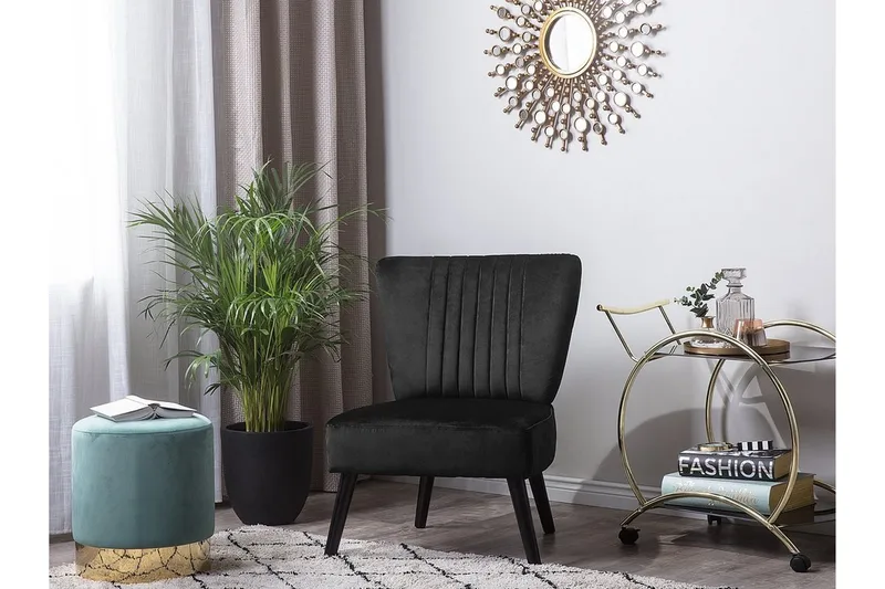 Vaasa Fåtölj - Svart - Möbler - Stolar & fåtöljer - Fåtölj - Fåtölj utan armstöd