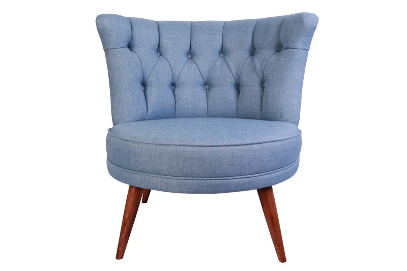 Vollbracht Fåtölj utan Armstöd - Blå - Möbler - Stolar & fåtöljer - Fåtölj - Fåtölj utan armstöd