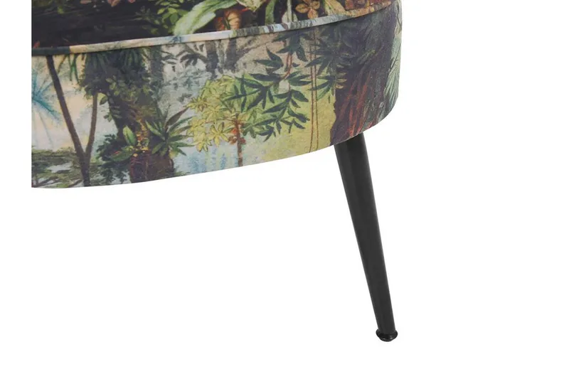 Vossem Fåtölj Djungelmönster - Mörkgrön - Möbler - Stolar & fåtöljer - Fåtölj - Fåtölj utan armstöd