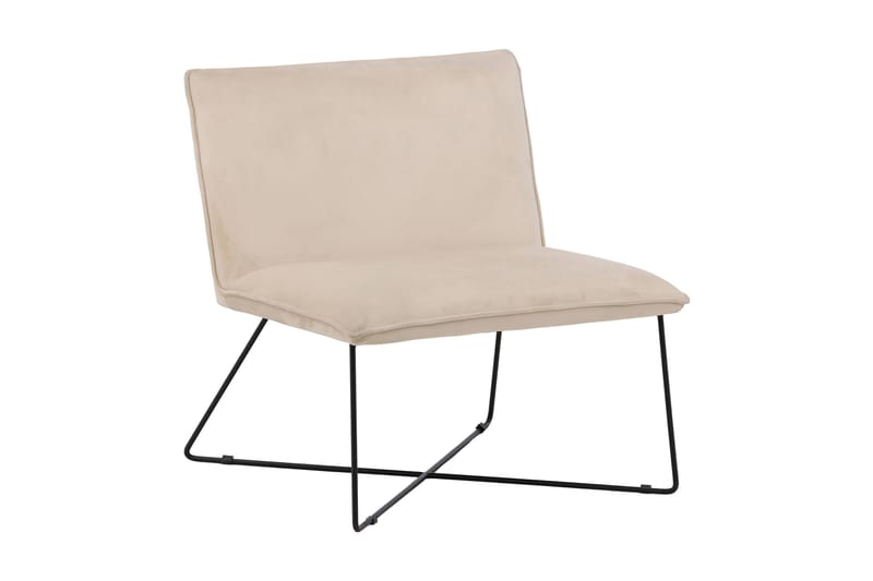 X Fåtölj - Beige - Möbler - Stolar & fåtöljer - Fåtölj - Fåtölj utan armstöd