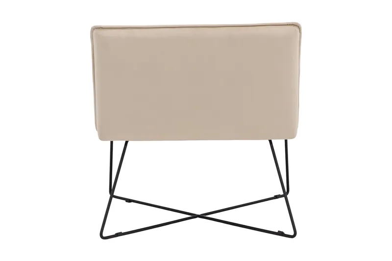 X Fåtölj - Beige - Möbler - Stolar & fåtöljer - Fåtölj - Fåtölj utan armstöd