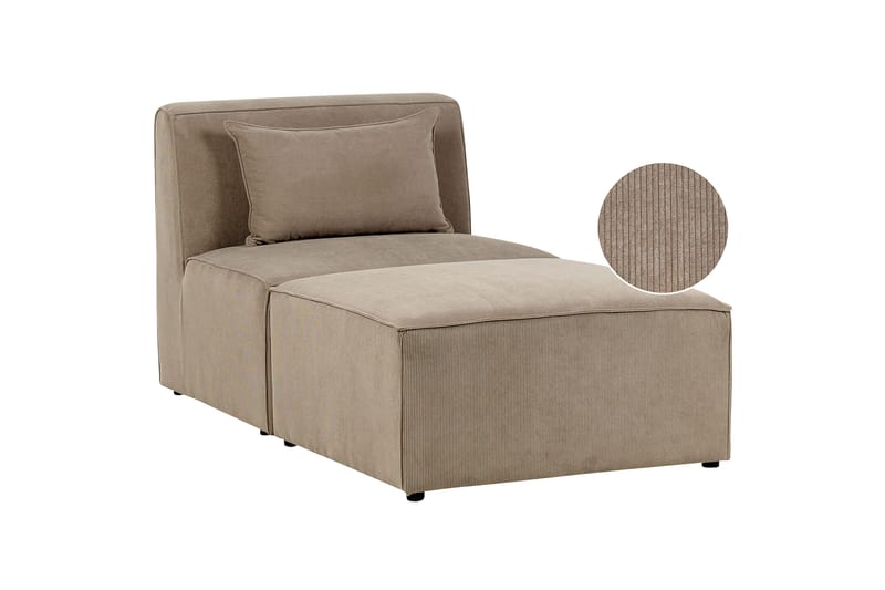 Fabjerg Schäslong 83 cm - Beige - Möbler - Stolar & fåtöljer - Fåtölj - Schäslongfåtölj & divanfåtölj