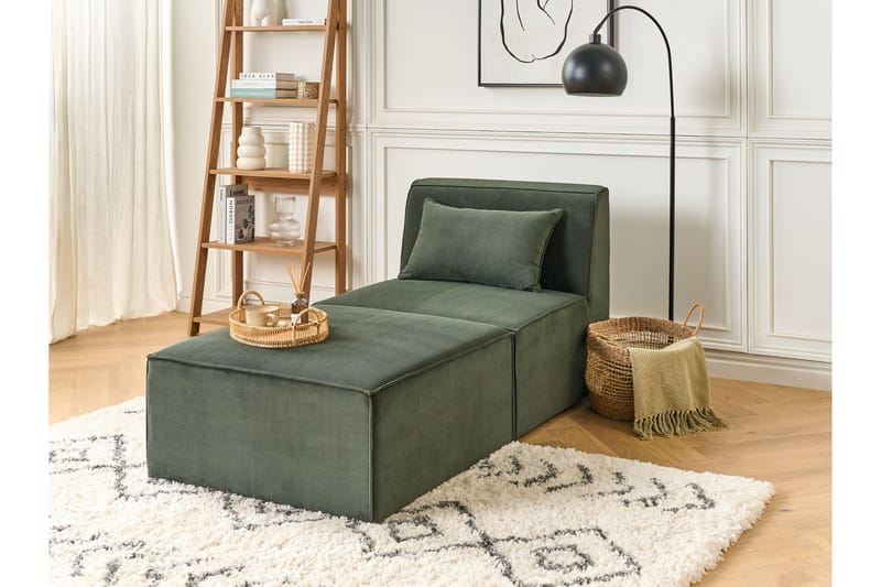 Fabjerg Schäslong 83 cm - Grön - Möbler - Stolar & fåtöljer - Fåtölj - Schäslongfåtölj & divanfåtölj
