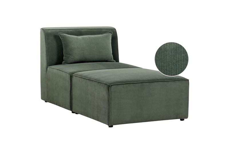 Fabjerg Schäslong 83 cm - Grön - Möbler - Stolar & fåtöljer - Fåtölj - Schäslongfåtölj & divanfåtölj