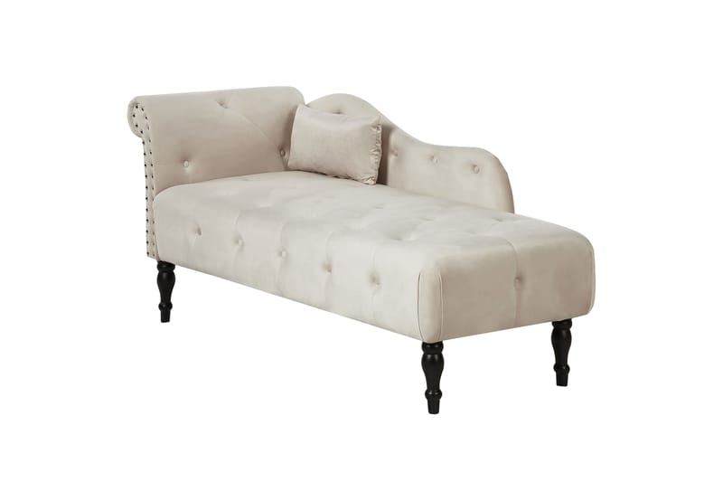 Frostorp Schäslong 152 cm - Beige/Svart - Möbler - Stolar & fåtöljer - Fåtölj - Schäslongfåtölj & divanfåtölj