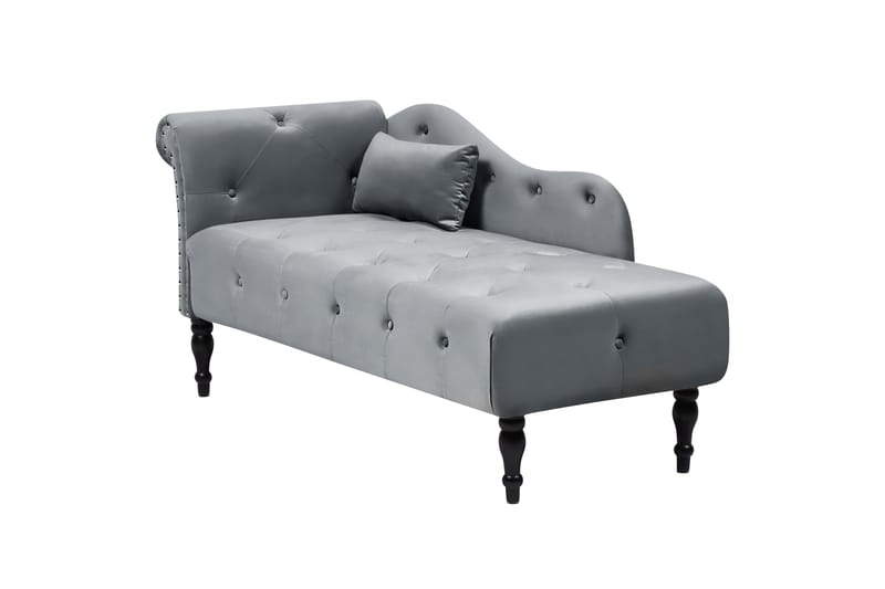Frostorp Schäslong 152 cm - Svart/Grå - Möbler - Stolar & fåtöljer - Fåtölj - Schäslongfåtölj & divanfåtölj