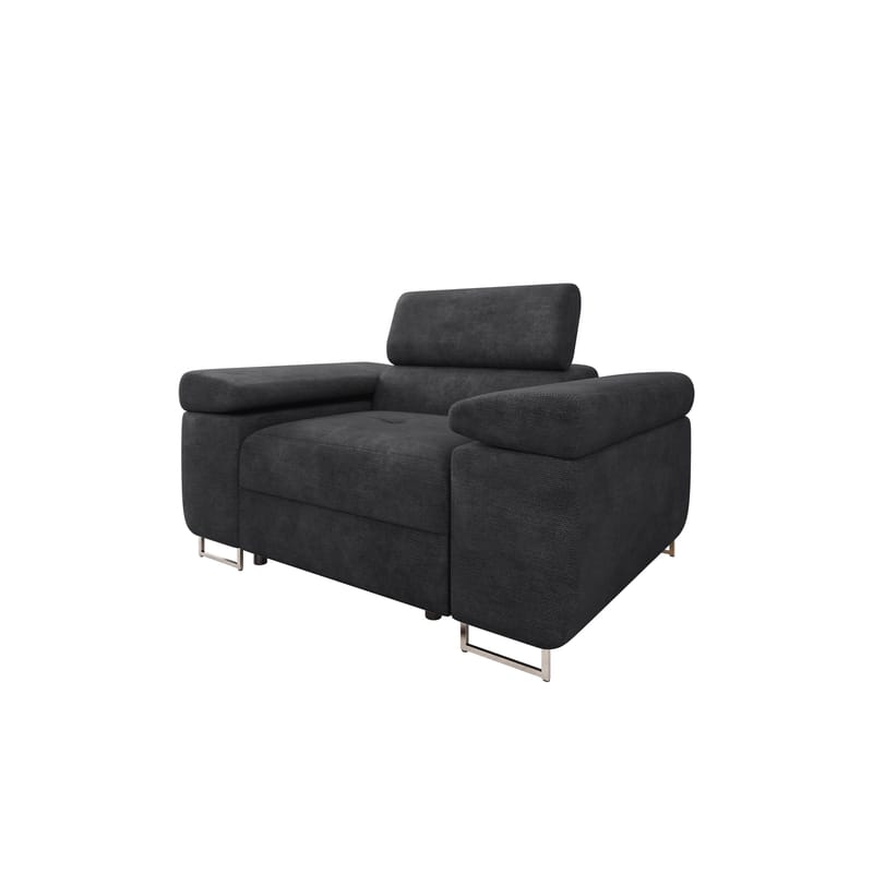Gabina Modern Fåtölj i Tyg, Svart