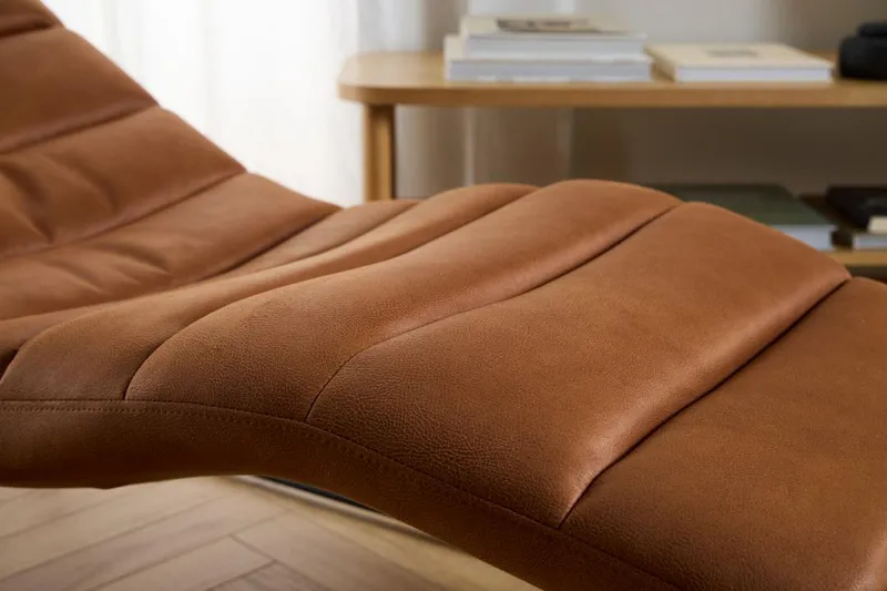 Greenmont Schäslong 63 cm - Brun - Möbler - Stolar & fåtöljer - Fåtölj - Schäslongfåtölj & divanfåtölj