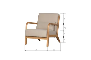 Highly Fåtölj - Natur - Möbler - Stolar & fåtöljer - Fåtölj