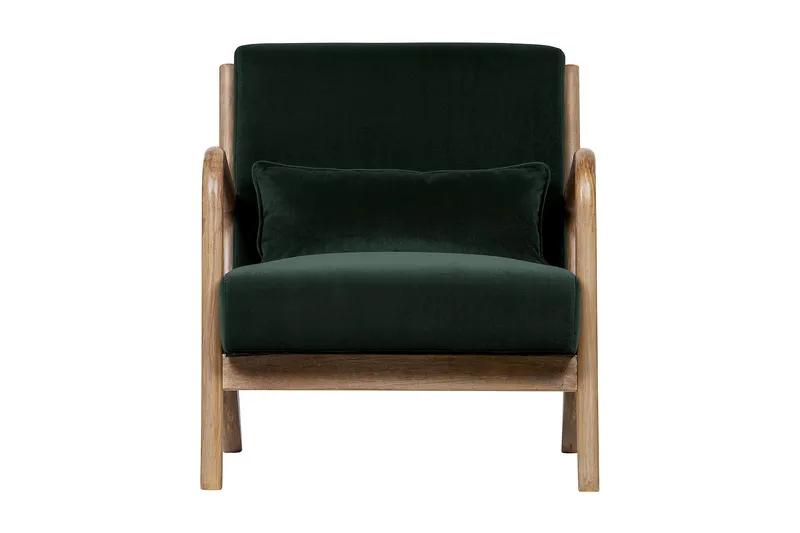 Highly Sammetsfåtölj - Grön - Möbler - Stolar & fåtöljer - Fåtölj