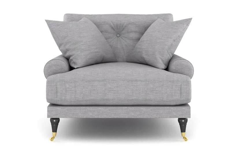 Andrew Fåtölj - Ljusgrå/Mässing - Möbler - Stolar & fåtöljer - Fåtölj - Howard fåtölj