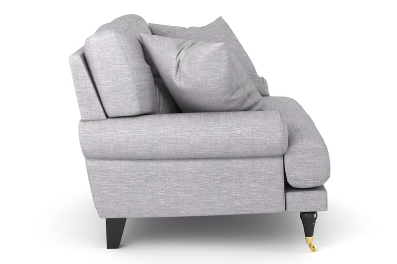 Andrew Fåtölj - Ljusgrå/Mässing - Möbler - Stolar & fåtöljer - Fåtölj - Howard fåtölj