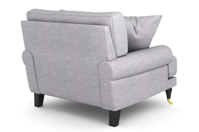 Andrew Fåtölj - Ljusgrå/Mässing - Möbler - Stolar & fåtöljer - Fåtölj - Howard fåtölj