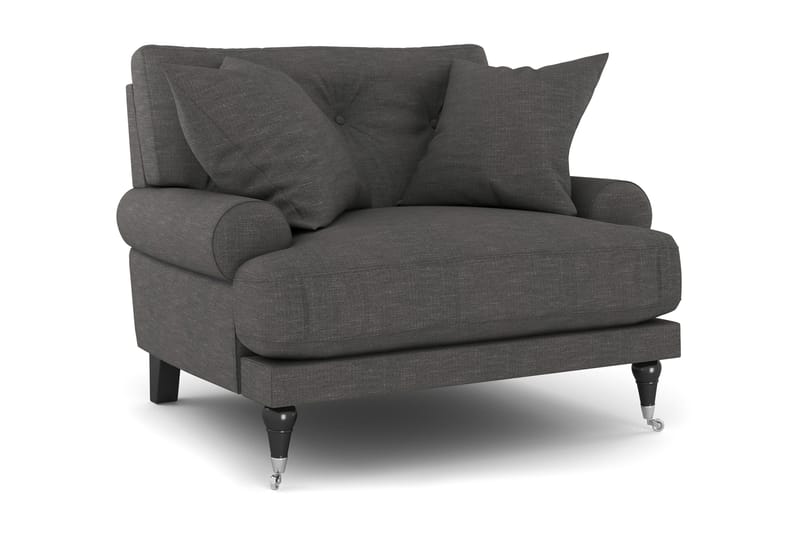 Andrew Fåtölj - Mörkgrå/Krom - Möbler - Stolar & fåtöljer - Fåtölj - Howard fåtölj