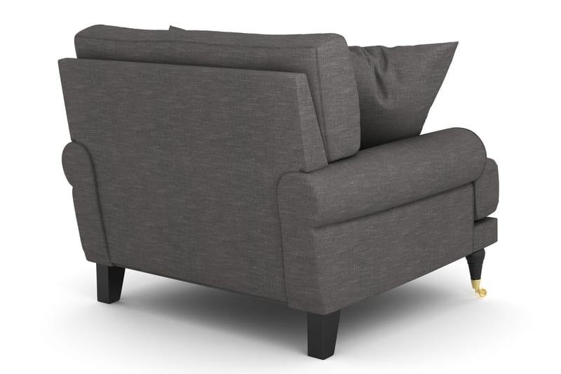 Andrew Fåtölj - Mörkgrå/Mässing - Möbler - Stolar & fåtöljer - Fåtölj - Howard fåtölj