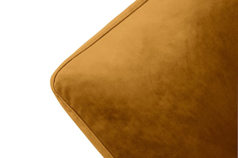 Andrew Fåtölj med Fotpall Sammet - Amber/Krom - Möbler - Stolar & fåtöljer - Fåtölj - Howard fåtölj