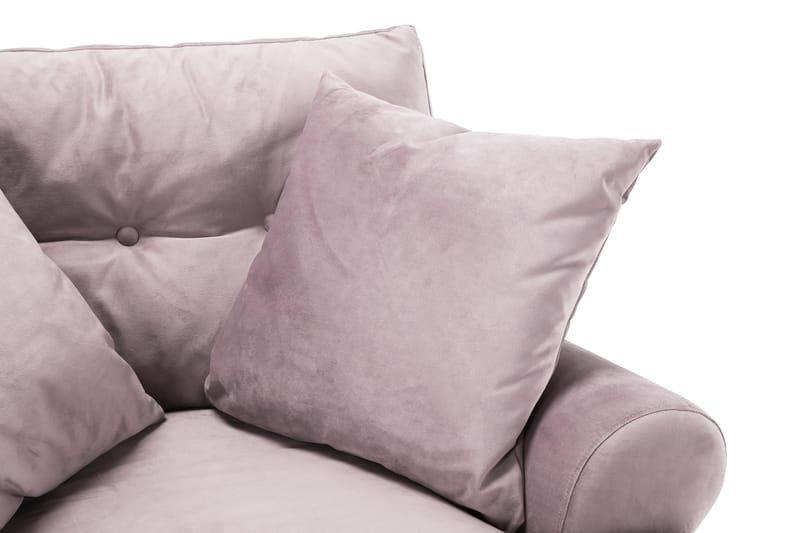 Andrew Fåtölj med Fotpall Sammet - Lila/Krom - Möbler - Stolar & fåtöljer - Fåtölj - Howard fåtölj