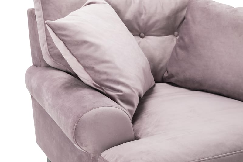 Andrew Fåtölj med Fotpall Sammet - Lila/Mässing - Möbler - Stolar & fåtöljer - Fåtölj - Howard fåtölj