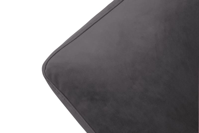 Andrew Fåtölj med Fotpall Sammet - Mörkgrå/Krom - Möbler - Stolar & fåtöljer - Fåtölj - Howard fåtölj