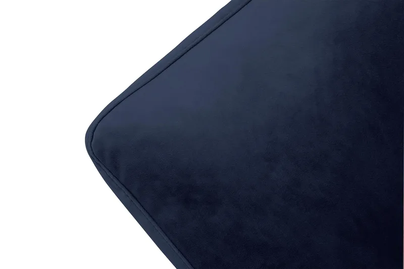 Andrew Fåtölj med Fotpall Sammet - Midnattsblå/Mässing - Möbler - Stolar & fåtöljer - Fåtölj - Howard fåtölj