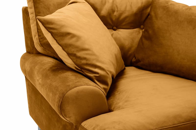 Andrew Sammetsfåtölj - Amber/Krom - Möbler - Stolar & fåtöljer - Fåtölj - Howard fåtölj