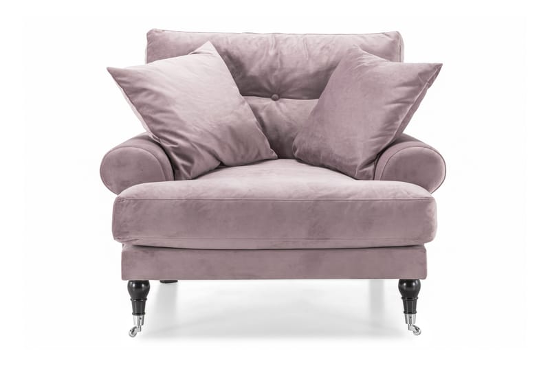 Andrew Sammetsfåtölj - Lila/Krom - Möbler - Stolar & fåtöljer - Fåtölj - Howard fåtölj
